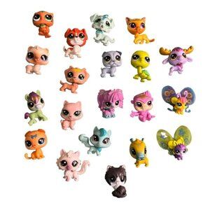 Littlest Pet Shop LPS Figures Toys Lot of 20 Figures